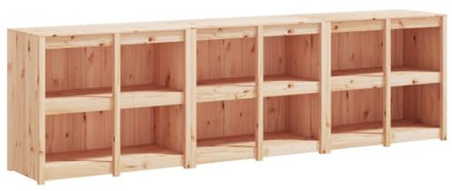 vidaXL Outdoor Kitchen Cabinets 3 pcs, Storage Cupboard for Garden Terrace, Sideboard with Shelf, Cooking Cabinet Kitchen Unit, Solid Wood Pine