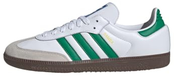 Adidas Unisex Samba OG Schuh White/Green/Gum 5 43 1/3