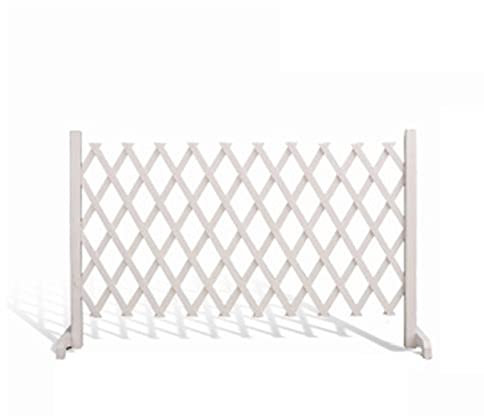 Große erweiterbare Holzgitter-Barrieren für Tierzäune, Outdoor-Garten- und Terrassendekoration, abnehmbare Zaun-Leitplanken