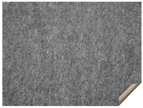 VEVOR sous-Tapis Antidérapant, Coussin de Protection de Tapis, 275x366 cm, Épaisseur 6 mm, Double Surface, Feutre Polyester + Latex, Gris, Zone de Couverture 10-11 ㎡, Coussin de Tapis pour Tous Sols