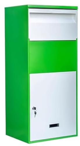 Buzón Paquetería Suelo,buzón Paquetería Seguridad for Exteriores Con Cerradura Llave,fácil Instalar,antirrobo Y Antioxidante,cómoda Recogida,adecuado for Uso Seguridad En El Hogar Y Negocios(Orange)