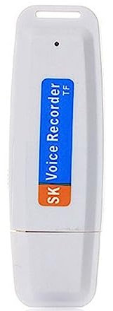 Joskeijky Chiavetta USB Registratore audio digitale Dittafono Penna Vocale USB Disco U Portatile Supporto Scheda di Memoria 32GB ()