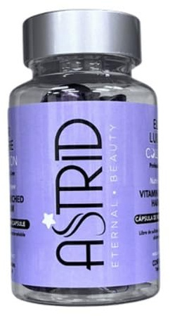 ASTRID Elixir Lumiere Hair Serum, Vitamin E Enriched Treatment, 40 Capsules, UV and Thermal Protection