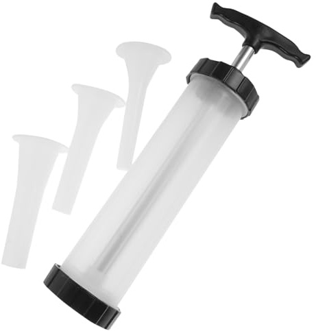 VALICLUD Herramienta Manual para Rellenar Salchichas de Plástico Seguro Pequeño y Fácil de Limpiar para Cocina y Embutidos DIY