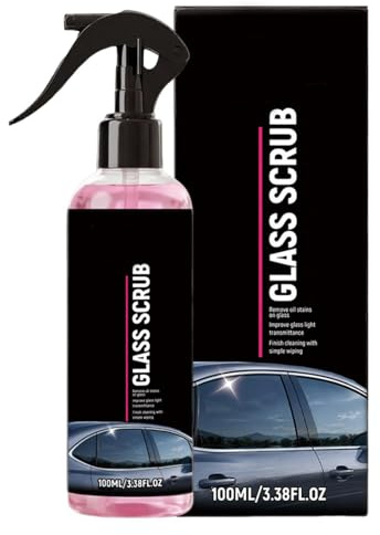 Glasrengöringsmedel I Skumform 100ml Osynlig kraftfull rengöringsvätska | Rengöring För Duschdörrar För , Fordon, Backspeglar, Badrum, , Hus, Utomhusbruk Och Inomhusbruk, Familjen
