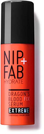 Nip + Fab Dragon’s Blood Fix Plumping Serum Extreme for Face with Hyaluronic Acid, Cactus Flower, Pro-Aging, Hydrating, Moisturizing for Fine Lines and Wrinkles, 50 ml