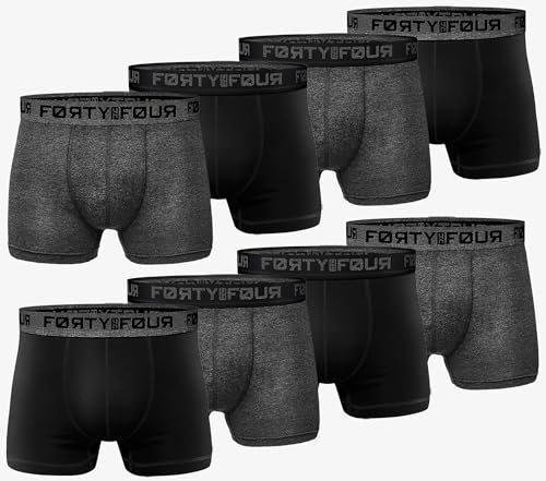 MERISH | FortyFour Boxershorts Herren 8er Pack S-7XL Unterwäsche Unterhosen Männer Men Retroshorts (S, 716e 8er Set Mehrfarbig)
