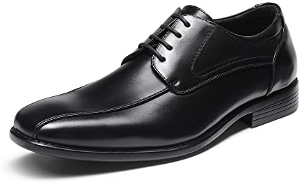 Bruno Marc Zapatos Cordones Vestir Hombre Traje,Size 40,Negro