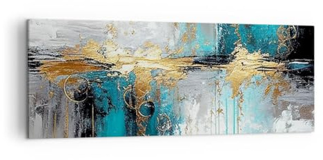 Quadro su Tela Art Deco Pezzo Moderno Stampe da Parete 140x50cm Quadri Moderni Soggiorno Camera da Letto Cucina 1 pezzo Grandi XXL Decorazione Murale Wall Art Canvas Grafica Immagini AB140x50-5774