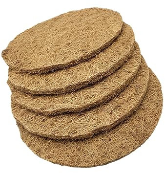 DRESSOOS 10St Vögel Einsiedler Tauben nisten Fasersubstrat Brutvogel Pad Vogelkäfig Taubenzubehör Taubenbedarf Taubenschlag das Vogelnest Material Eiernest Bambus