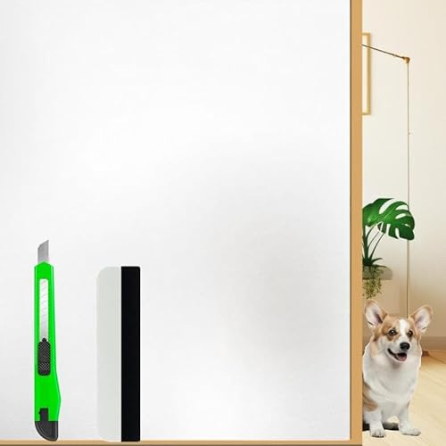 HONLONE Privacy Film For Glass Windows Frosted Window Film 75X200cm Opaque Frosting Cover Obscure Window Film Privacy Protection Self Adhesive