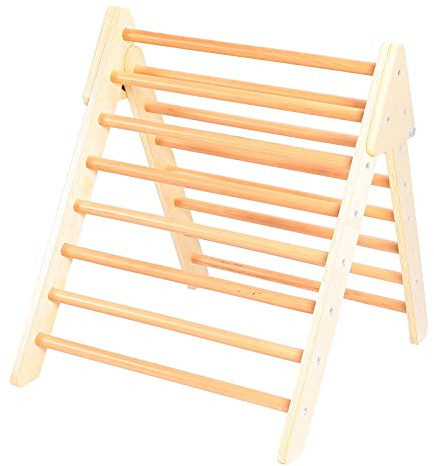 Triángulo de Escalada Plegable para Niños Pequeños Trewer con Diseño Cerrado de Juego Interior Play Al Aire para Bebés Niños Pequeños