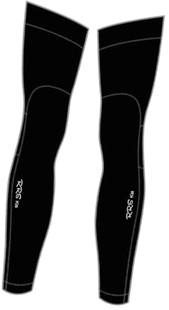 Qianly Calentadores de Piernas para Ciclismo, Mangas Largas, Protector de Piernas, Forro Polar Térmico para Ciclismo de Montaña para Hombre, XL