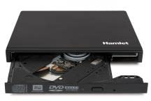 Hamlet XDVDSLIM30K Disque Optique Noir, Plateau, Ordinateur de Bureau/Portable, DVD±RW, USB 3.0, CD-R,CD-RW,DVD+R,DVD+R DL,DVD+RW,DVD-R,DVD-R DL,DVD-RAM,DVD-RW