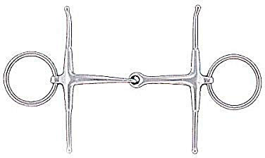 Lorina Schenkeltrense einfach gebrochen (6in / 150mm) (Silber)