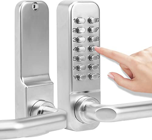 Serratura Porta a Combinazione Meccanica Digitale Serratura antifurto intelligente senza chiave Serratura della porta di sicurezza domestica Sistemi di sicurezza domestica per ufficio Porta della casa