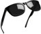Joopin Lunettes de Soleil Homme Femme Polarisées Lunettes Opaque de Conduite Classique Rétro Simple Ultra Légère Protecton UV400 Noir