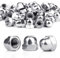 SWTYExt M4 Tuercas Bellota Acero Inoxidable 50 Piezas Tuerca Sombrerete DIN 1587 Alta Forma A2 V2A Tuercas Sombrerete Hexagonales para Tornillos Pernos Roscados & Varillas Roscadas