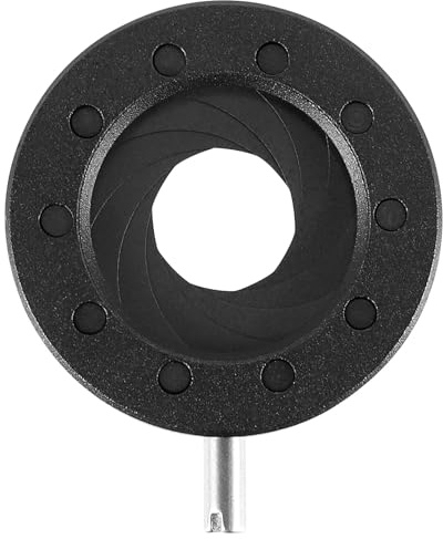 Kopinma SK12 - Diaphragme d'iris réglable, ouverture mécanique, adaptateur d'iris, ouverture de lentille réglable, diaphragme optique - Accessoire pour appareil photo numérique microscope