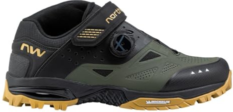 Northwave Enduro Mid 2 - Zapatillas de Ciclismo MTB Hombre | Zapatos Mountain Bike Enduro Verde 46