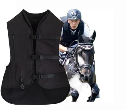 GZKDKZB Giubbotto da Equitazione Leggero con airbag per Bambini (Cartuccia d'inchiostro da 60 CC, Cartuccia d'inchiostro Senza CO2)