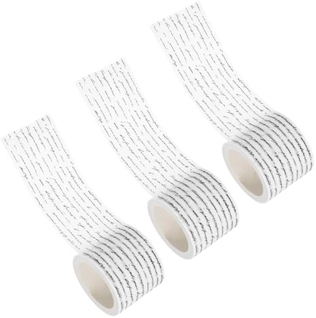 DEARMAMY 3piezas Cinta Retro Gótica de Decorativa Guiones para Manualidades Proyectos DIY Álbumes de Recortes Escritura Fiestas y Eventos