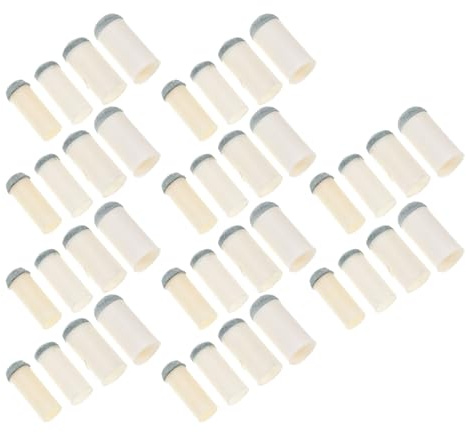 Healvian Kit 40 Punte per Stecca da Biliardo in Plastica, Copertura Protettiva Punta da 9/10/12/13 Mm, Accessori per Riparazione e Sostituzione Punte Stecca, Strumenti per Gioco di