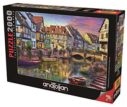 Anatolian Puzzle 2000 Teile - Colmar Canal - Puzzle-Größe 96x66cm (H)