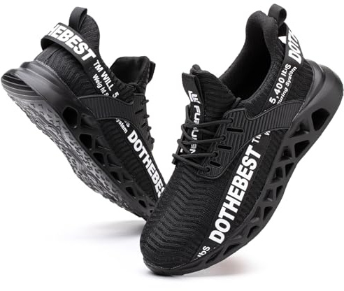 Furuian Chaussures de Sécurité Homme et Légère Baskets de Sécurité Femme Embout en Acier Chaussure Respirant Basket Securité Chaussures de Travail Homme Confortable Bottes de Sécurité