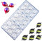 LIANCHEN Moule Chocolat Polycarbonate 3D Polycarbonate Transparent Moule À Chocolat Transparent Polycarbonate Moule à Pralines en Polycarbonate Moule À Chocolat 21 Grilles pour les bonbons gelées (B)