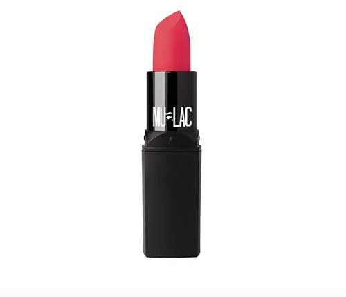 Mulac Cosmetics MARILYN Pintalabios Cremoso Mate rojo fresa con textura pastel