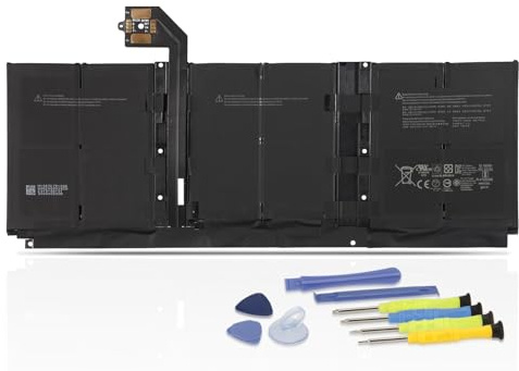 K KYUER G3HTA052H DYNT02 Laptop Batteri för Microsoft Surface Laptop 3 1867 1868 (13.5-inch 2019) Series Intel Core i5-1035G7 i7-1065G7 10th Gen 128GB 256GB 512GB 1TB 8GB 16GB with Tools 7.58V 45.8Wh