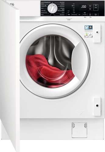 AEG Washer Dryer LX6WG84634BI, 4 kg, 1600 rpm, White