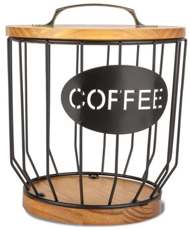Guolich Panier à capsules de café, porte-capsules de café, rangement de capsules de café, panier à singe, pour le stockage des capsules de café et des fruits pour (Orbiculaire)