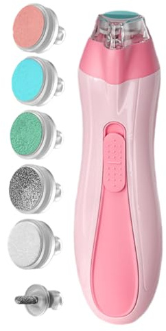 Trådlös nagelborr - Nagelfilssats | Filsats och bärbar dator | Elektrisk baby-nagelfil | Elektrisk nagelkvarn | Batteridriven LED-ljusskärningsbuffertkit