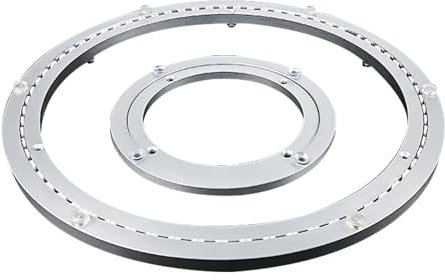 GYYDXXFC Roterande tallrik med roterande lager, runt matbord svängplatta, snurrplatta hårdvara, Lazy Susan roterande tallrik lager i aluminiumlegering (300 mm (12 tum))