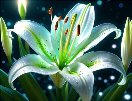 Sfuso Giglio bulbi,Lilium pianta vera,Piante perenni,Decorazione del giardino, bulbi belli e sani(non fiori artificiali)-4 Bulbi-D