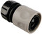 Rehau standard universal grundausstattung, schlauchkupplung wasserstop, schnellkupplung- Schwarz/Grau
