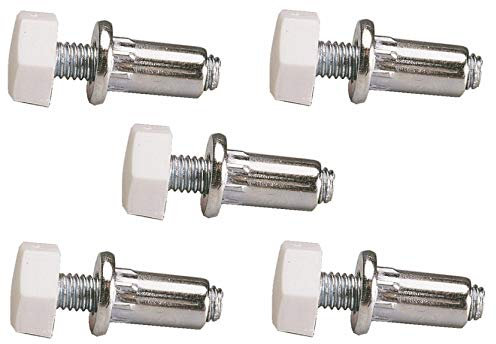cyclingcolors 5x Tornillo ajustable M6 Pies de nivelación ajustables Patas muebles cocinas acero tornillos