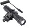 Feyachi LED Torches, Hunting Torch 1200 Lumens Tactical Flashlight with Picatinny Rails Mount Included Pressure Switch, Waterproof Small Flashlight for Outdoor Hiking Camping