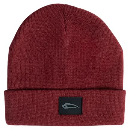 SMILODOX Wintermütze Lean, Unisex Weiche Beanie für Sport, Fitness, Training & Freizeit, Dehnbarer Stoff Laufmütze für warmen Winter, Ohrenwärmer Strickmütze