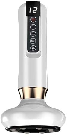 Macchina per la cellulite USB a 12 marce, massaggiatore anticellulite con display a LED, massaggiatore vibrante ricaricabile senza fili, 12 livelli di riscaldamento+12 livelli di rimozione della