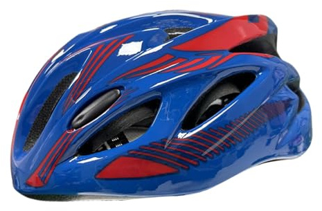 F Fityle Casque de vélo pour Enfants, réglable, léger, Tendance, Portable, équipement Multisports, Casque de Sport pour l', l'équitation en, Bleu