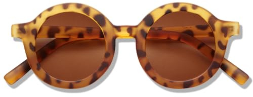BABYMOCS Lunettes de soleil bébé 0-1,5 an | Protection UV400 100% | Monture en bioplastique recyclé, sans BPA | Lunettes de soleil rondes pour bébés garçons et filles | Design suédois