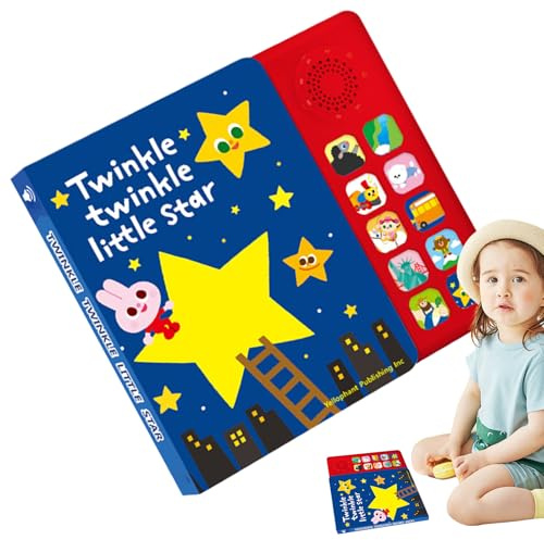 Libro De Voz Interactiva - Juguete De Aprendizaje Musical Para Niños, 10 Canciones De Inglés, Ayuda Para La Enseñanza Temprana, Experiencia De Aprendizaje Atractivo | Libro De Desarrollo Preescolar Pa