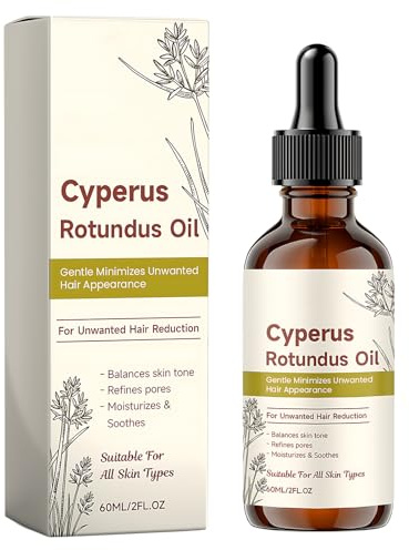 Cyperus Rotundus Oil 1pc 60ml Réduit La Croissance Des Poils Et Les Pores Huile Anti Repousse Poil Hydrate Apaise Pour Le Corps Et Le Visage Pour Femme