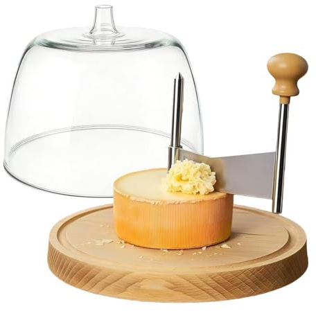 Rizador De Queso Para De Queso, Rizador De Acero Inoxidable - Raspador De Chocolate Con Base De Madera - Para Adultos, Hombres Y Mujeres, Para La Cocina Y El Salón, Para Pasteles De Chocolate, M