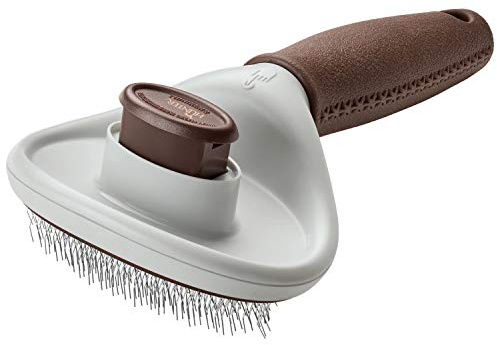 HUNTER SPA Zupfbürste selbstreinigend, für Hunde, 19,0 x 10,5 cm, L