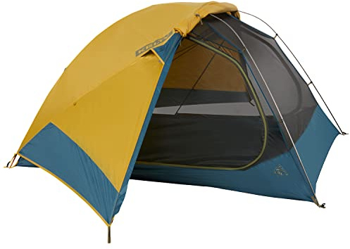 Kelty Far Out Backpacking Tent + Tent Footprint Package, 2 or 3 Person Capacity, Backpacking Starter Kit and Camping Shelter, Stuff Sack Included (3 Person)