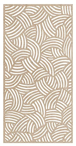 pannello griglia onde termosifone mdf traforato 100x200cm taglio laser decorazione casa, quadro, fai da te, separè